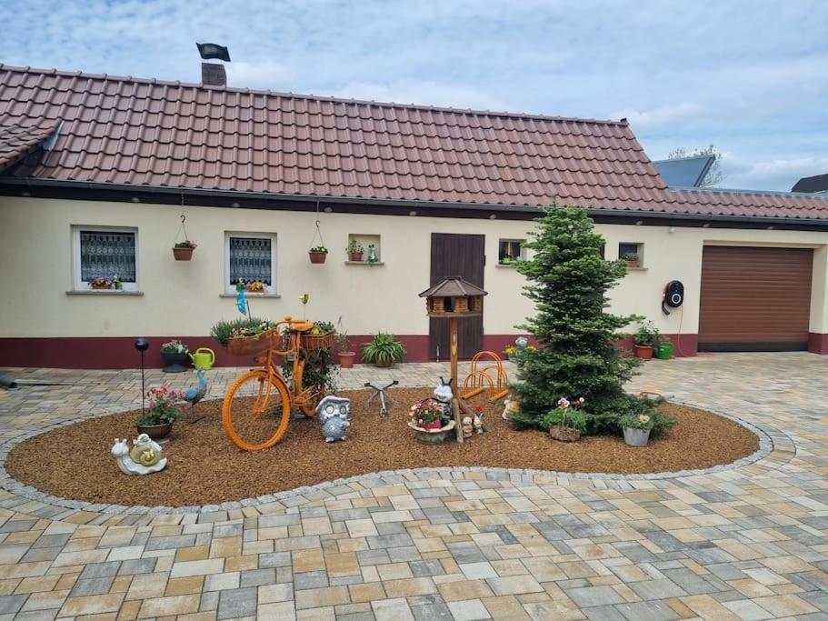 Ferienwohnung *Zur Weinbergstrasse* Lauta エクステリア 写真